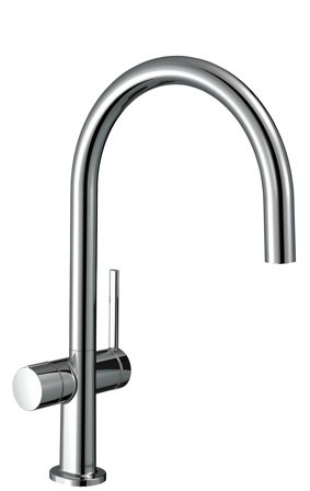 Hansgrohe Talis M54 220 Blandebatteri med C-tut, avstengning av oppvaskmaskin Krom, Baderom