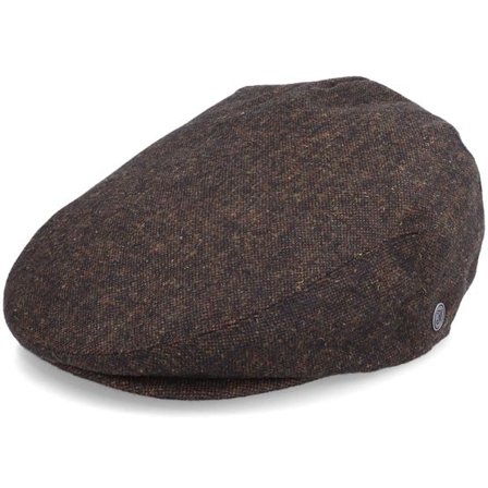Jaxon & James - Brun flatcap Keps - Tyburn Brown Flat Cap @ Hatstore