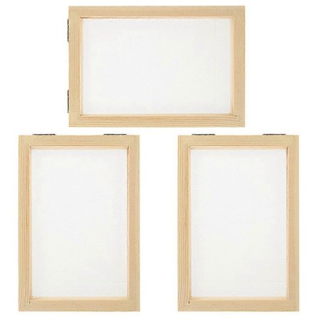 3 stk. Papirlagingsramme DIY Papirlagingsramme Papirlagingsramme i tre Papirramme i tre