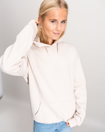 RYVLS Basic Oversized Hoodie Beige Sweats à capuche Fille - Kids Brand Store