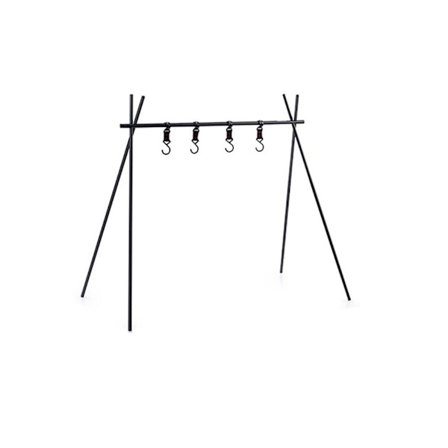 Sammenleggbart hengestativ reise campinghylle trekantstativ montering oppbevaring piknikstativ