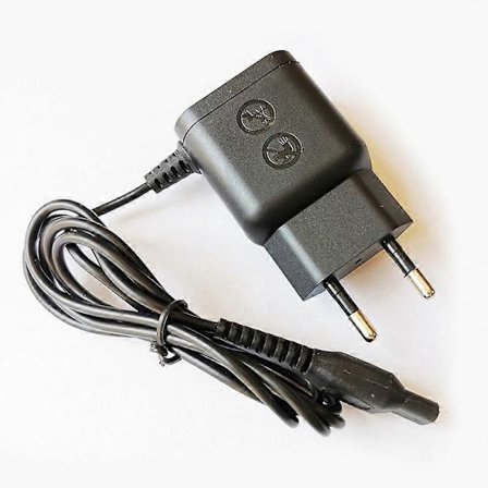 EU-veggkontakt AC-strømadapterlader for Philips elektrisk barbermaskinadapter for HQ8505/6070/6075/6090 barbermaskin