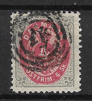 Danmark 1870 - AFA 18A - Stemplet