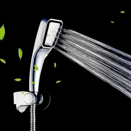 Vægmonteret bruseholder til håndbruser, stor vinkel justerbar til at passe til alle rum Badeværelse*1