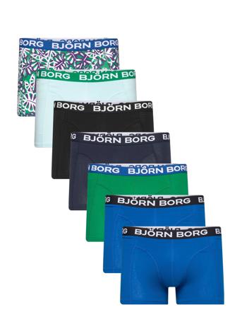 Core Boxer 7P Night & Underwear Underwear Underpants Blå Björn Borg