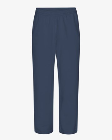 Organic Straight Leg Sweatpants - Petrol Blue