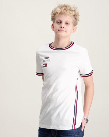 Tommy Hilfiger TH X CF1 REPLICA TEE Hvit T-skjorter Gutt - Kids Brand Store