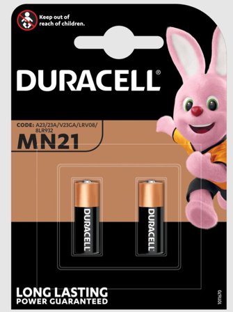 Duracell Alkaline SecurityMN21, 12V 2p