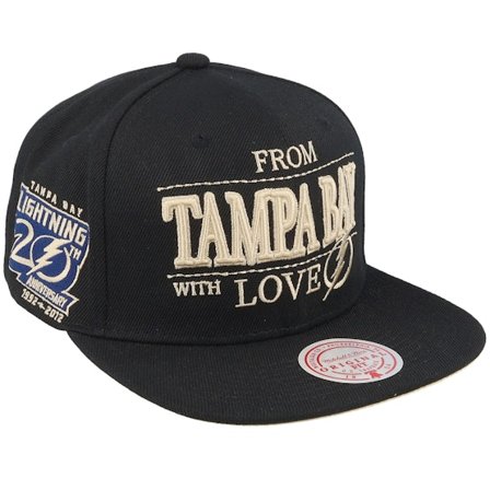 Mitchell & Ness - NHL Svart snapback Caps - Tampa Bay Lightning With Love Black Snapback @ Hatstore