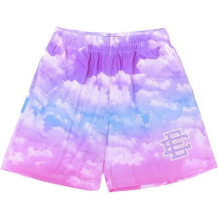 Eric Emanuel Camo Tryckta Shorts Herr Dam Mesh Shorts Gym Sport Träning Basketboll Sommar Snabb-