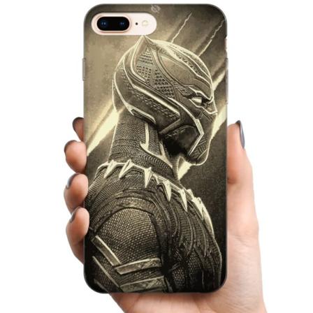 Apple iPhone 8 Plus TPU Mobilcover Wakanda Forever : Black Pan