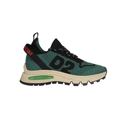 Dsquared2 Sneakers , Groen , Heren , Maat: 45 EU