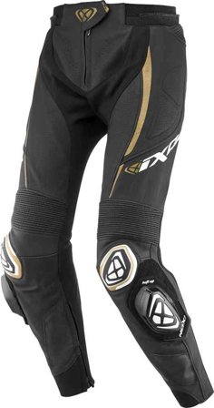 Pantalon Moto Ixon Vortex 3 Pt L Femme Noir/Blanc/Or M