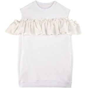 MM6 Maison Margiela White Sweat Dress 12 Years - Dresses - 12 years - White - Mädchen