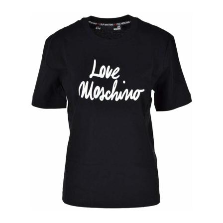 Love Moschino, Tops Czarny, Kobieta, Rozmiar: M