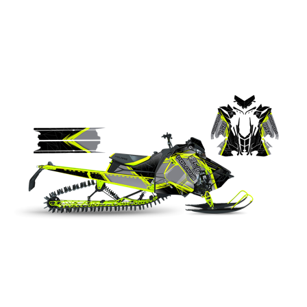 Tarrasarja SweTown Lap Harmaa-Lime - Polaris Axys 800 SKS 146 2018-2020