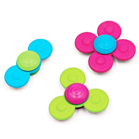 3 delar Roterande blomsugkoppar Baby Fun Matbord an