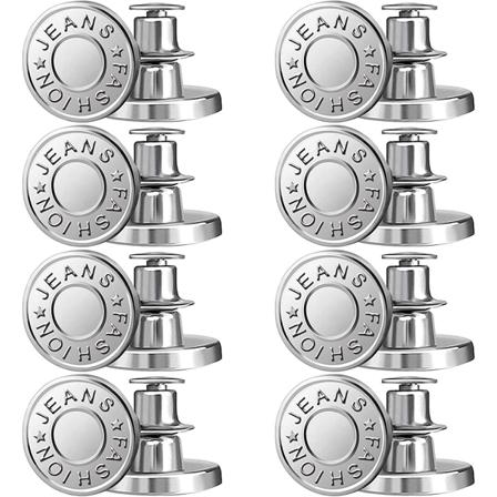 Farkkujen Napit, Ompelemattomat Metalliset Pikakiinnitysnapit Irrotettavat