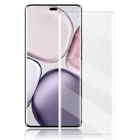AMORUS Kompatibel med Honor Magic7 Lite 5G Skjermbeskytter UV Væske Herdet Glass Film-lingling}