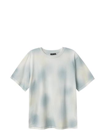 Nlnfultin Ss L Top Tops T-Kortærmet Skjorte Blue LMTD