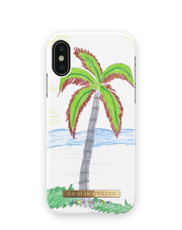 La Escuela iDeal iPhone X Crayon Palm Tree