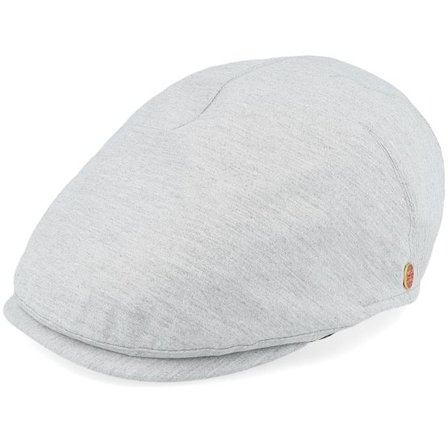 Mayser - Grå flatcap Keps - Sidney Gomera Stone Flat Cap @ Hatstore