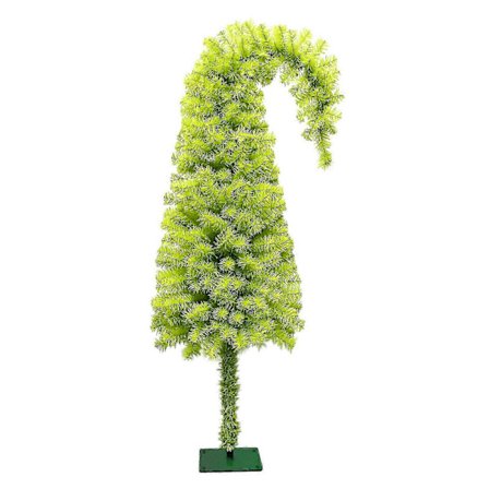 Juledekorasjon PVC Skjev Hals Juletre Skjevt Tre Fargede Kuler Juledekorasjonsornamenter WUD6558 2025