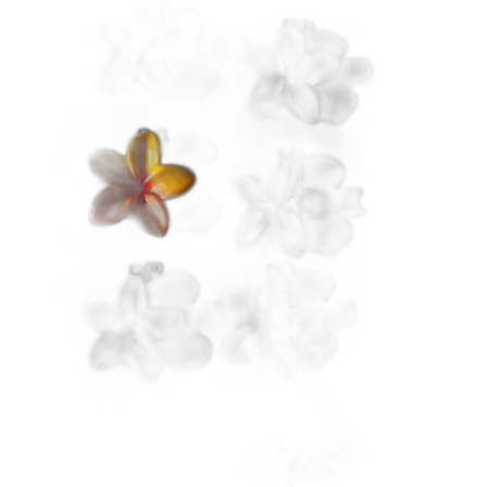 Färgglada blomberlocker till smycken