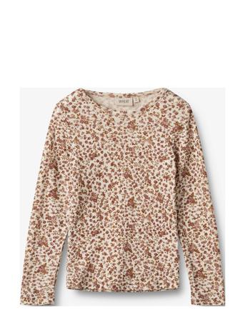 Wheat Wool T-Shirt L/S Alfie Beige