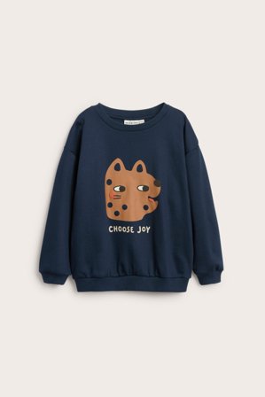 Kappahl | Sweatshirt med tryck | Mörkblå