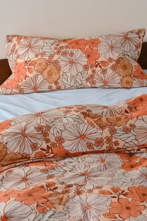 Jotex - Bold Putetrekk 50x90 Cm Oransje/multi - FIORI - Kjøp Putevar hos Jotex