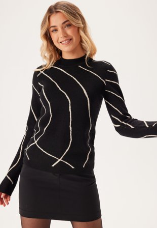 Object Collectors Item-Objray L/S KNIT PULLOVER-XS