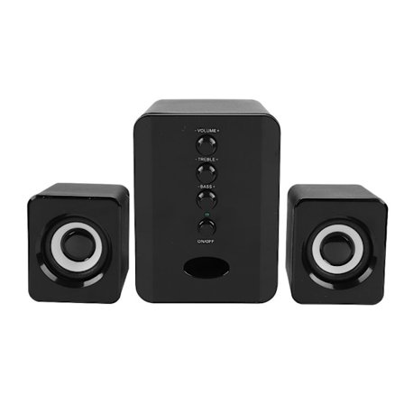 SADA D-226 Skrivbordshögtalare Bluetooth-högtalare Kolumn Bärbar dator PC-högtalare (Svart)