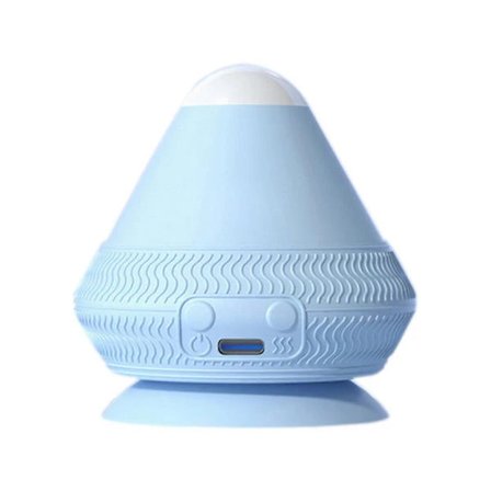 Elektrisk massagebold med sugekop, massagebold til ryg og skulder, med sugekopper til smertelindring.