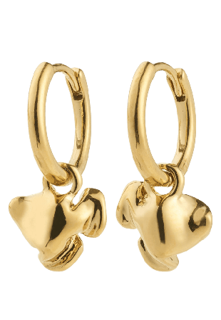 Pilgrim Luis Earrings Gold-Plated Smycken & klockor Dam Guld ONESIZE