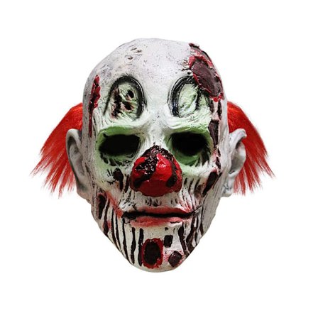Halloween Skräck Ond Clown Mask Horror Ansikte Zombie Mask