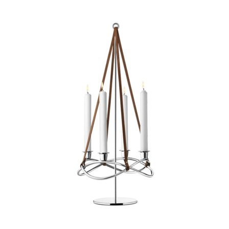 Georg Jensen Season Förlängning för Ljusstake, Silver Dekoration 608X260MM