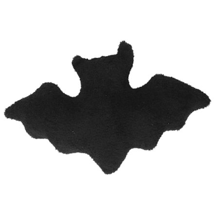 Baby Söt fladdermusform Mjuk Bekväm fylld plyschleksak Djurkudde För Barn Vuxna Heminredning Svart