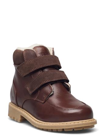 Stewie Tex Velcro Boot Brown Wheat