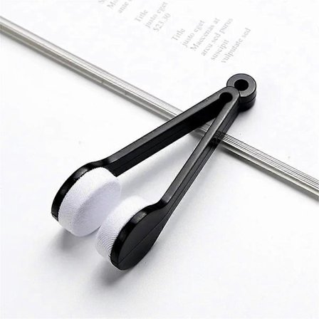 Uusi Kaksipuolinen Silmälasiharja, Pehmeä Mikrokuituinen Silmälasien Puhdistaja, Silmälasien Puhdistusharja, Kuivaustyökalu Vihreä_tfrf