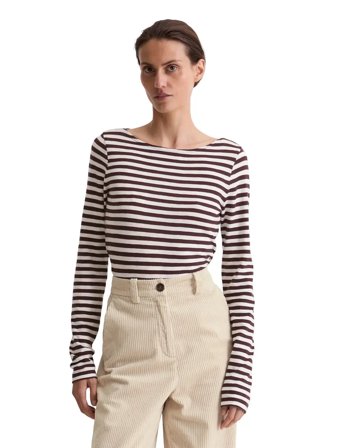 Marc O'Polo T-Shirts Long Sleeve - Black - S