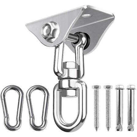 Riippumatto ripustussarja, 360° pyörivä | Ruostumaton teräs 304 | 500 kg