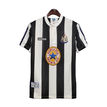 Newcastle United 1996/97 Hem Retro Skjorte SHEARER #9 Fotballtrøye Fan T-skjorte