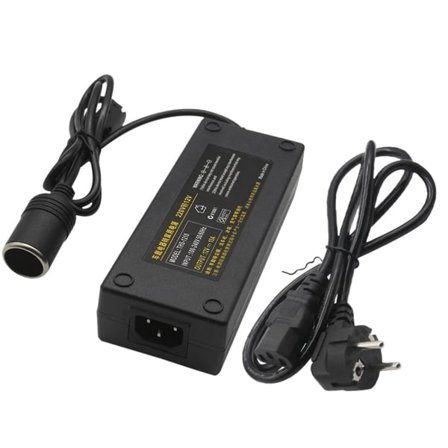 12V 15A 160W Bilomvandlare 220V till 12V Biladapteromvandlare Bil Hem - Cigarettändaradapter EU-kontakt