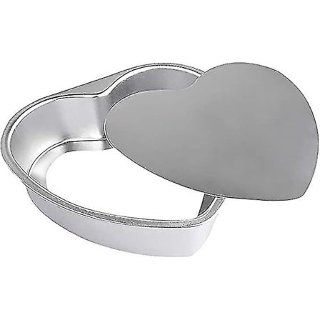 Kageform Hjerteformet Anodiseret Aluminium Aftagelig Bund