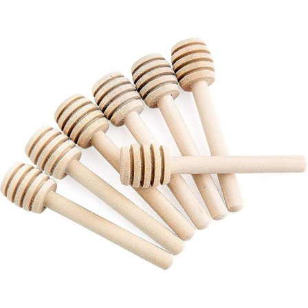 30 kappaleen pakkaus minikauhapuikkoja, puinen hunajakauha, hunajakauha, hunajakierre