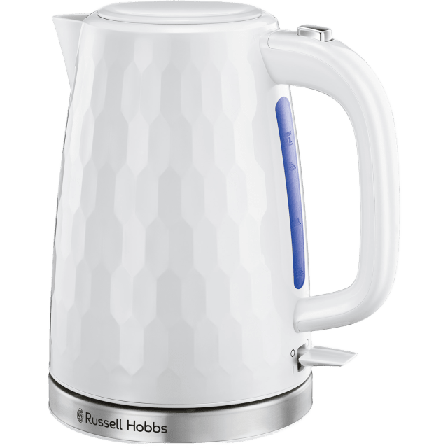 Russell Hobbs Vattenkokare Honeycomb Kettle Köksmaskiner Vit 1,7l