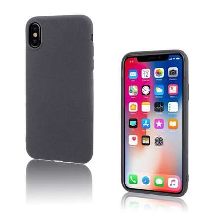 iPhone X mattapintainen suojakuori - Harmaa