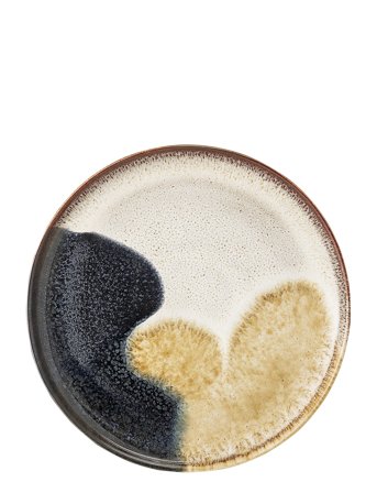 Jules Tallerken, Multi Farvet, Stentøj Patterned Bloomingville