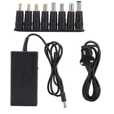 96W DC 12V~24V Utmatning Universell Laptop 8-pump Strömadapter (Plug100-240V)